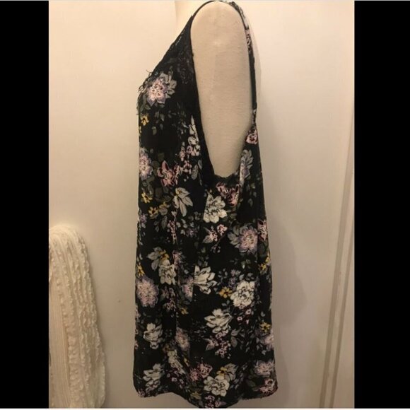 Wild Fable Pink Peach Open Back Oversized Baby Doll Sleeveless Mini Dress XL  B7 - Picture 1 of 7